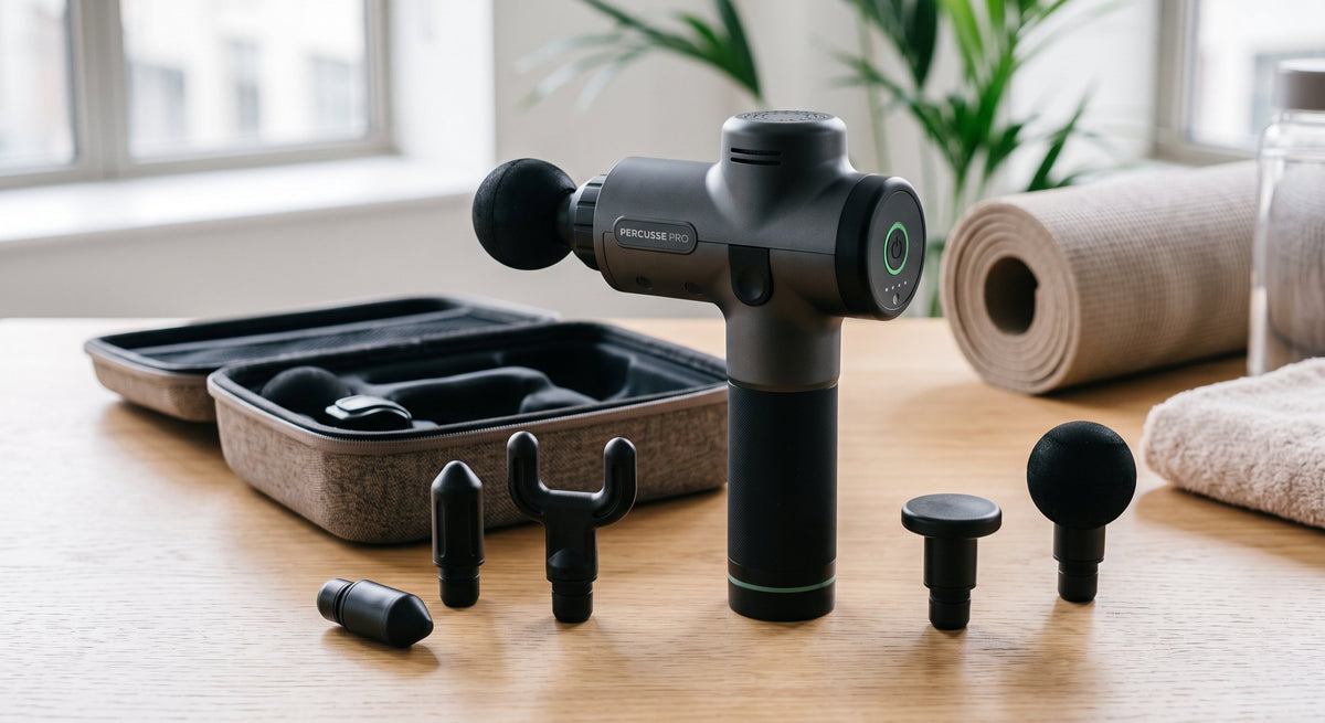Pistolet de massage avec accessoires