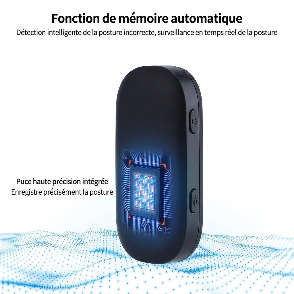 Correcteur de Posture Intelligent - Écran LCD Vibration