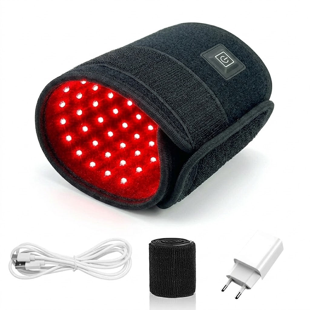 Ceinture Luminothérapie Infrarouge - 60 LEDs Rouge 850nm